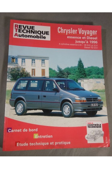 REVUE TECHNIQUE Automobile - Chrysler VOYAGER essence et diesel jusqu'en 1996