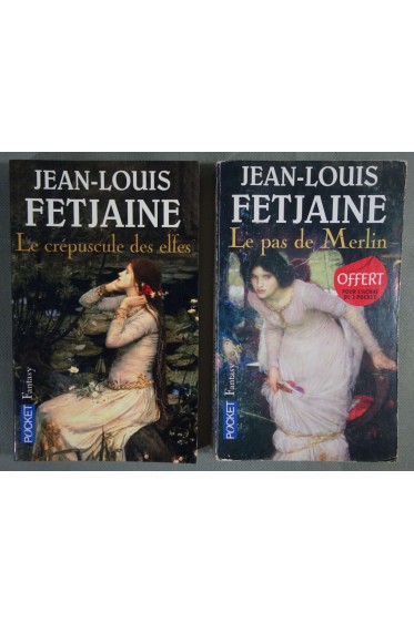 Lot Le crépuscule des elfes + Le pas de Merlin - J.-L. Fetjaine - Pocket Fantasy -