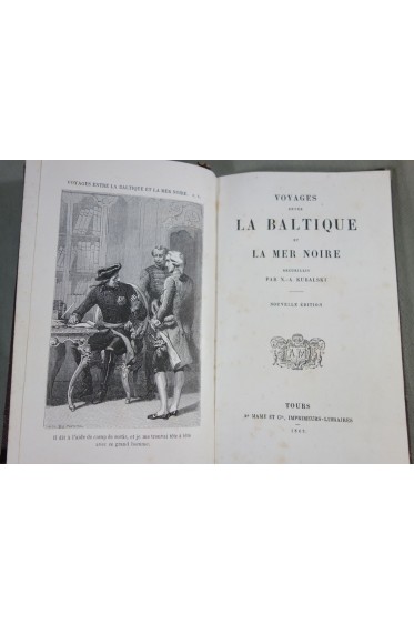 Voyages entre la Baltique et la mer Noire - Kubalski - Ed. Mame, 1863, frontispice