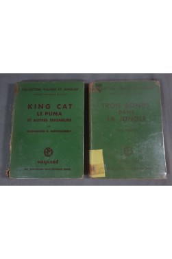 LOT illustrés King Cat le puma + trois bonds dans la jungle. Magnard - Fauves et Jungles