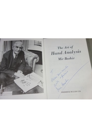 Edition originale signée, Mir Bashir - The Art of Hand Analysis - Muller 1973 - palmprint