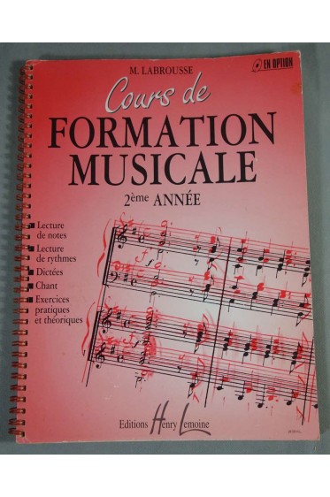 Cours de formation musicale, 2ème année - M. Labrousse -