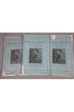 Walter SCOTT. Waverley - 3 livraisons - incomplètes ! Illustré, Ed Henri Willems