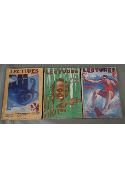 Lot 3 numéros Lectures pour Tous - Mammouth 1928 - Cameroun 1937 - L'Exposition n° spécial