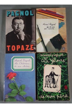 Lot Pagnol: Topaze + Souvenirs d'enfance 1, 2 et 3 - Ed. LdePoche -