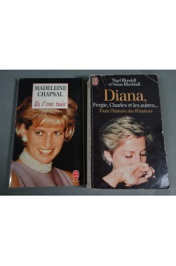 Lot DIANA Ils l'ont tuée de Chapsal + Fergie, Charles et les autres... Windsors