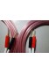 Cables enceintes montés Monster XP flux tube 2x 2,3m + fiches banane et tresses