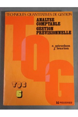 Analyse comptable, gestion previsionnelle [Broché]