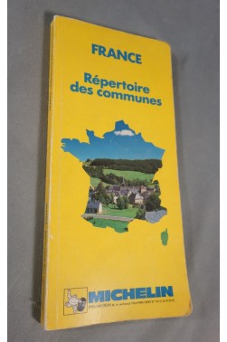 France, répertoire des communes - Michelin, 307 pages, 1987