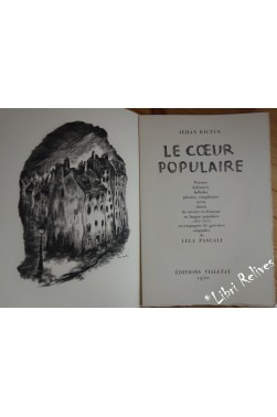 Le Coeur populaire : Poèmes, doléances, ballades... gravures originales de Lela PASCALI.