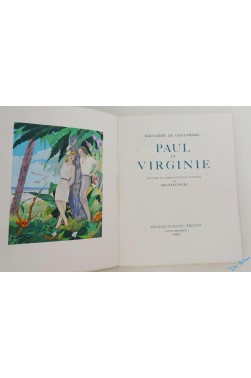 Paul et Virginie. Illustré de compositions en couleur par Brunelleschi.